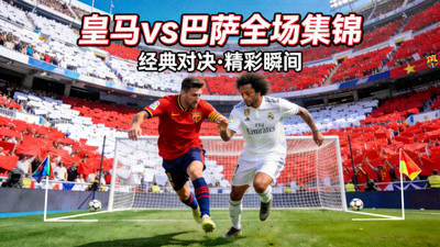 皇家马德里对阵巴塞罗那全场集锦视频封面图